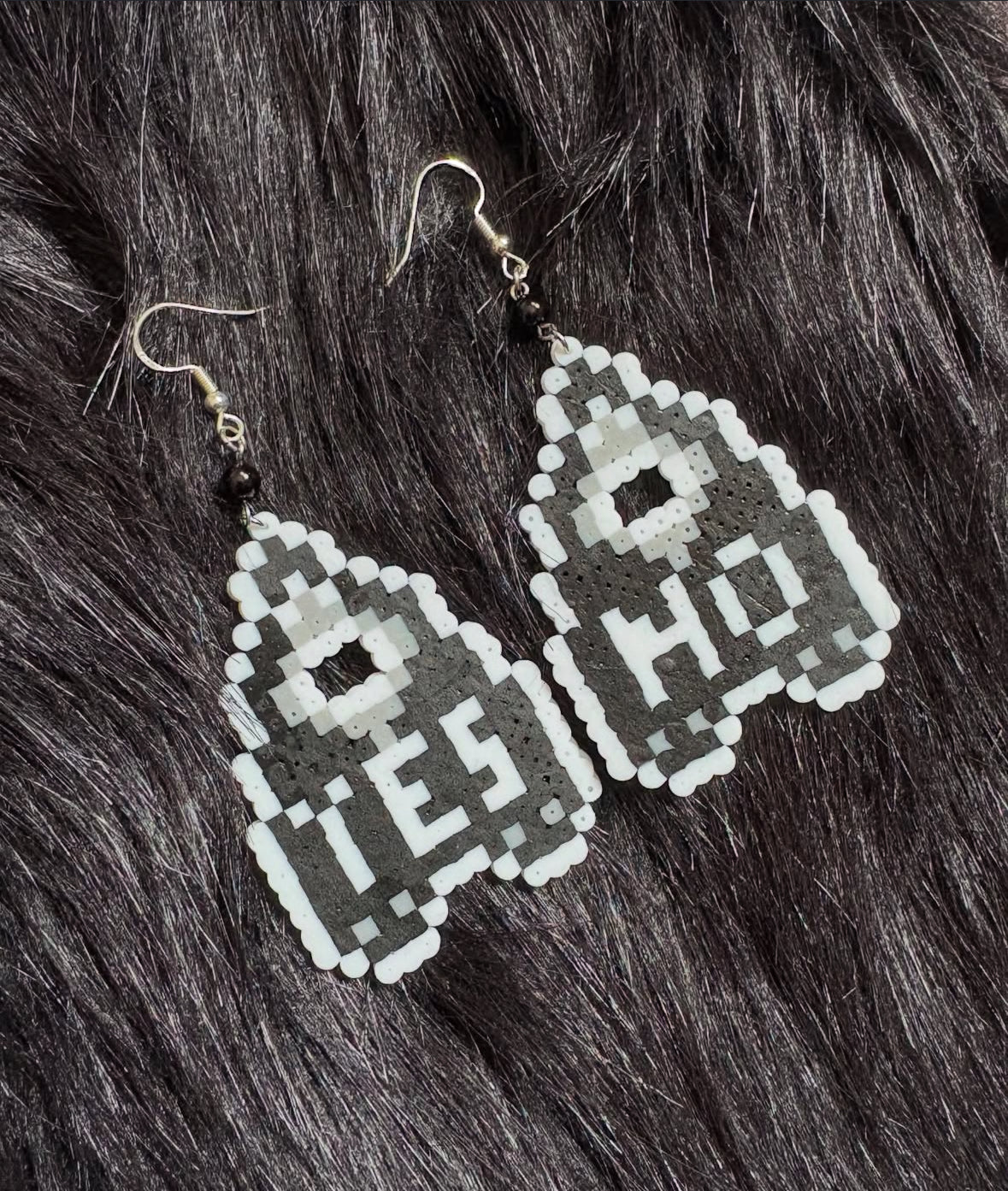 Pixelated Ouija Board Earrings