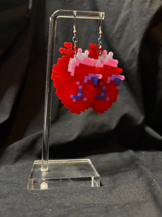 Anatomical Heart Earrings