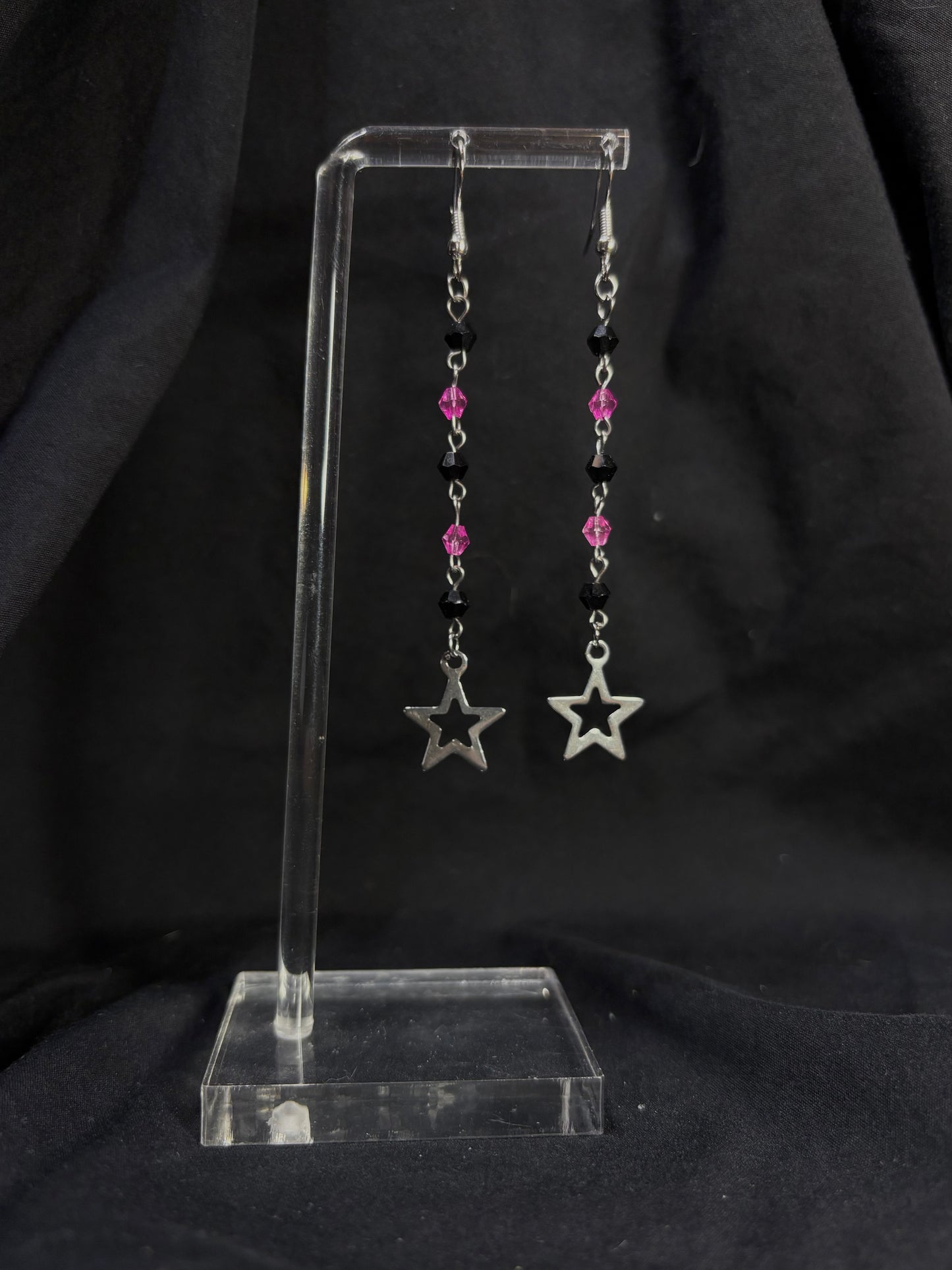 Beaded Star Earrings